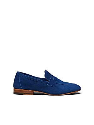 M. Gemi The Sacca Donna Loafer Navy Suede 5