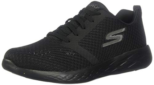 Skechers Men's GO Run 600-CIRCULATE Sneaker, Black, 8 M US