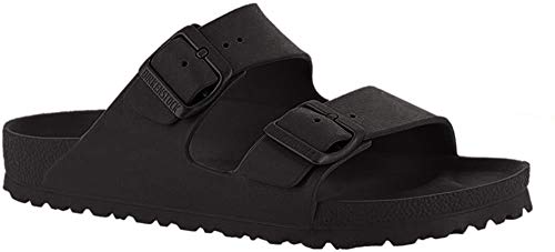 Birkenstock Unisex Arizona Essentials EVA Black Sandals - 38 N