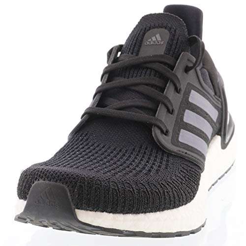 adidas Women's Ultraboost 20 Running Shoe, Black/Night Metallic/White, 8 M US