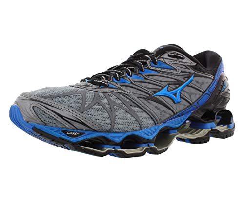 Mizuno Men's Wave Prophecy 7 Running Shoes, Trade Winds/Black, 7 D US