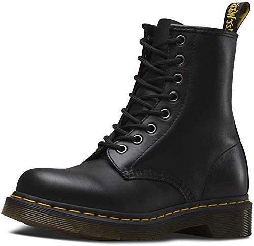 Dr. Martens Womens 1460W Originals Eight-Eye Lace-Up Boot, Black, 8 M US/6 UK