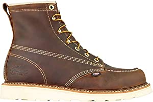 Thorogood Men's 814-4203 American Heritage 6" Moc Toe, MAXwear Wedge Non-Safety Toe Boot, Trail Crazyhorse - 10 D US