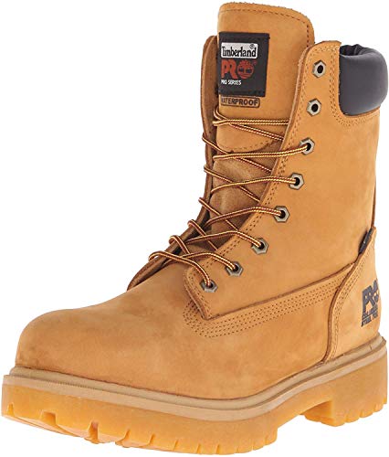 Timberland PRO Men's Direct Attach 8" Steel Toe Boot,Wheat,10.5 W