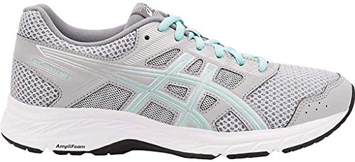 ASICS Women's Gel-Contend 5 Running Shoes, 9.5M, MID Grey/ICY Morning