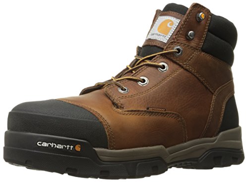 Carhartt Men's Ground Force 6-Inch Brown Waterproof Work Boot - Composite Toe, Peanut Oil Tan Leather, 11 M US - New For 2017 - CME6355