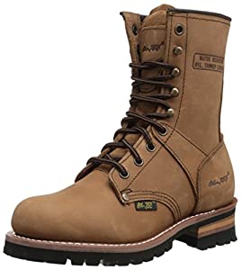 Ad Tec Women's 9" Logger Brown-W Boot (Brown, Numeric_6_Point_5)
