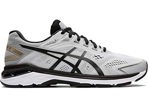 ASICS Men's GT-2000 7 Running Shoes, 9.5M, MID Grey/Black