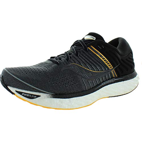 Saucony Men's S20546-45 Triumph 17 Running Shoe, Grey/Black - 10 M US