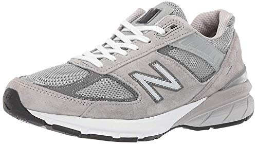 New Balance Men's Made 990 V5 Sneaker, Grey/Castlerock, 9.5 M US