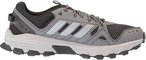 adidas Men's Rockadia Trail Running Shoe, Grey/Grey/Carbon, 11 M US