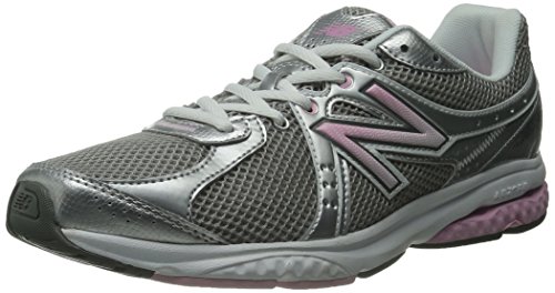 New Balance Women's 665 V1 Walking Shoe, Grey/Pink, 6 2A US