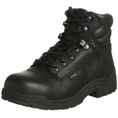 Timberland PRO Women's 72399 Titan 6" Safety-Toe Boot,Black,8.5 W
