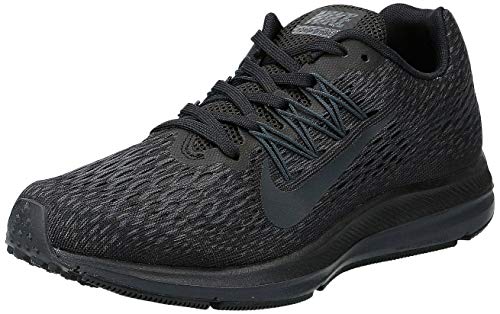 Nike Women's Air Zoom Winflo 5 Running Shoe, Black/Anthracite, 7.5