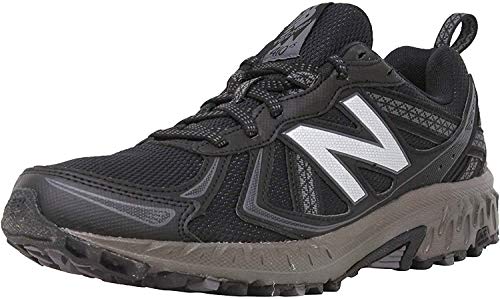 New Balance Men's 410 V5 Trail Running Shoe, Black/Thunder, 9 XW US
