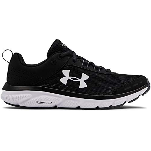 Under Armour Women's Charged Assert 8 , Black (001)/White , 9