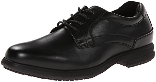 Nunn Bush Men’s Sherman Slip-Resistant Work Shoe Oxford,10.5 M US,Black
