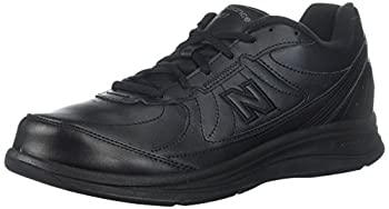 New Balance Men's 577 V1 Lace-Up Walking Shoe, Black, 8 XW US