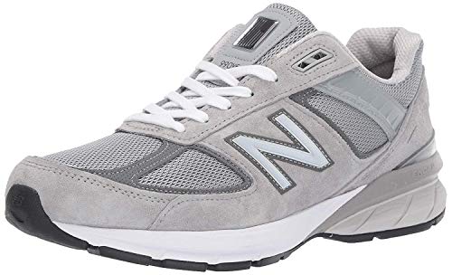 New Balance Men's Made 990 V5 Sneaker, Grey/Castlerock, 11 W US