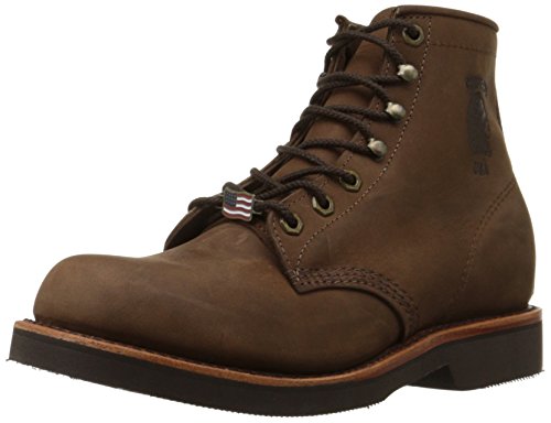 Chippewa Men's 20065 6" Rugged Handcrafted Lace-Up Boot,Chocolate Apache,10 D US