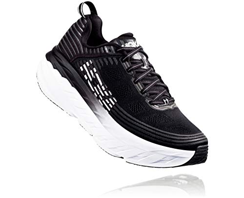 HOKA ONE ONE Mens Bondi 6 Black/Black Running Shoe - 10.5