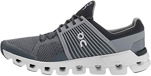 On Running Mens Cloudswift Mesh Trainers (9.5, Rock/Slate)