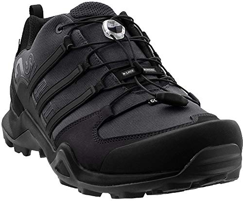 adidas outdoor Men's Terrex Swift R2 GTX Hiking Shoe, Grey Six/Black/Grey Four, 10