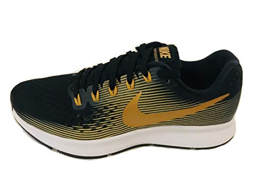 Nike WMNS Air Zoom Pegasus 34 880560-009 Black/Metallic Gold Women's Running Shoes (9)
