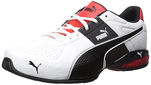 PUMA Men's Cell Surin 2 Sneaker, White Black, 12 M US