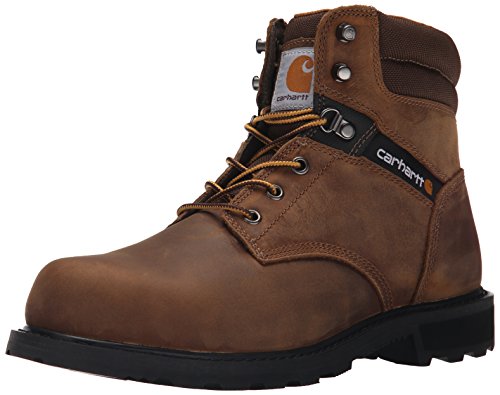 Carhartt Men's 6 Work Safety Toe NWP-M, Crazy Horse Brown Oil Tanned, 12 W US