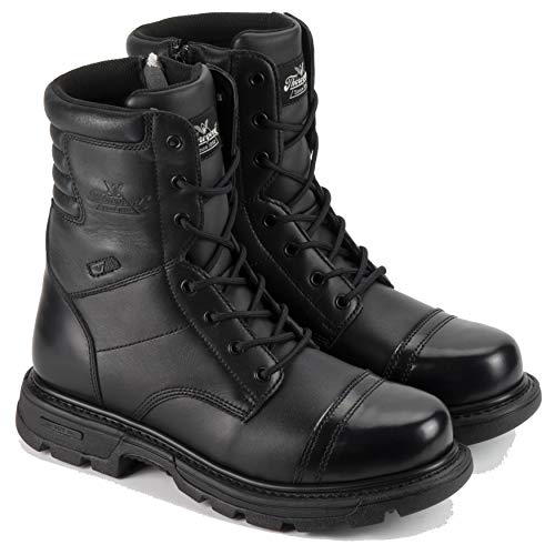 Thorogood 834-6888 Men's Gen-flex2 Series 8" Tactical Side Zip Jump Boot, Black - 10 D(M) US