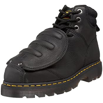 Dr. Martens - Men's Ironbridge Met Guard Heavy Industry Boots, Black, 7 M US