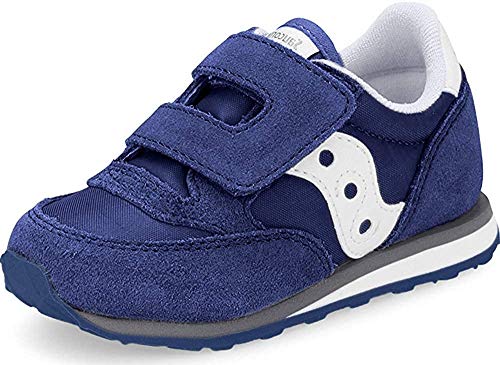 Saucony Boy's Baby Jazz Hook & Loop Sneaker, Cobalt Blue, 8 M US Toddler