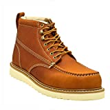 3. Golden Fox Men’s Premium Leather Soft Toe Work Boots