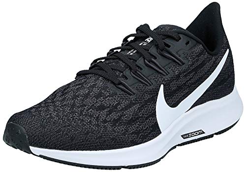 Nike Air Zoom Pegasus 36 Women's Running Shoe Black/White-Thunder Grey Size 7.5