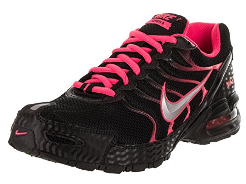 Nike Women's Air Max Torch 4 Running Shoes (8.5 B(M) US, Black/Volt Pink)