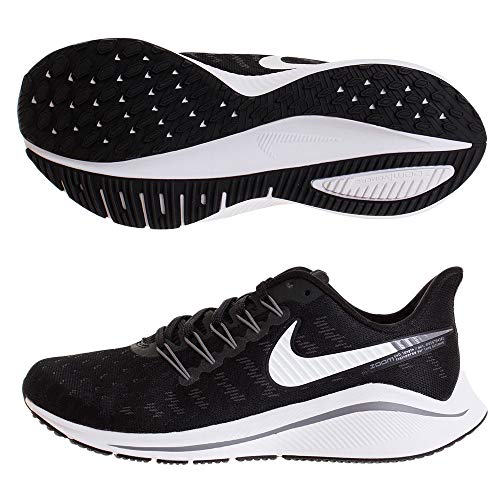Nike Men's Air Zoom Vomero 14 Running Shoe Wide 4E Black/White/Thunder Grey Size 10 M US