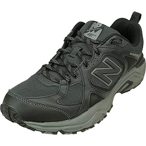 New Balance Men's 481 V3 Trail Running Shoe, Black/Phantom, 10.5 XW US