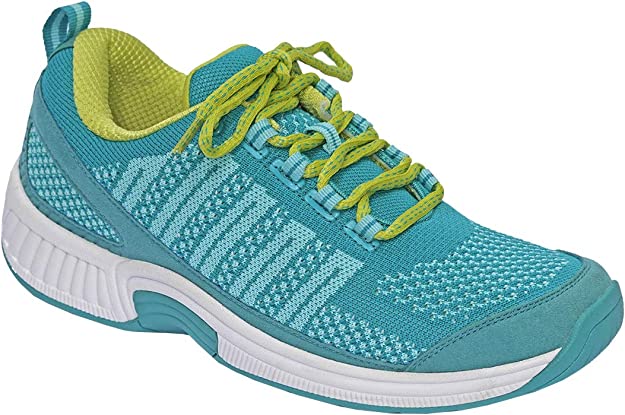 1. Orthofeet Proven Plantar Fasciitis Women’s Sneakers Coral