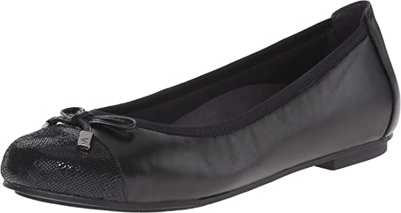 6. Vionic Minna Ballet Flats with Concealed Orthotic Arch Support for Women